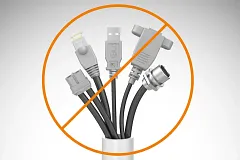 No additional cable harnessing required