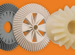 3D printed bevel gear