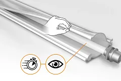 Quick and easy maintenance, simple handling