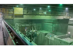 70m crane track in waste incineration plant