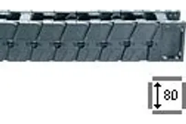 cable carrier with low vibrations