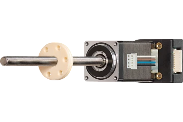 drylin® lead screw assemblies with motor, stranded wires with JST connector, NEMA11