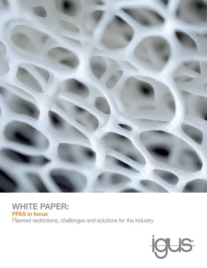 Cover of a white paper about PFAS materials and their impact on the environment