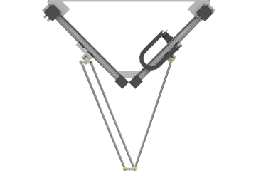 Cable carrier set for 2-axis Delta - 400 mm