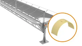Custom-made special solution in solar plant