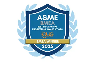 ASME BMEA Best Mechanical Engineering Award at OTC igus BMEA Winner 2925
