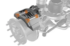 Truck brake with iglide® plain bearings