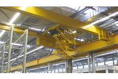 Indoor crane: 50% more storage space