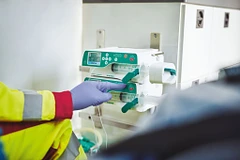 Infusion pump for dosing