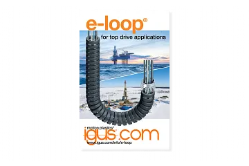 e-loop cable guidance in vertical drilling rigs