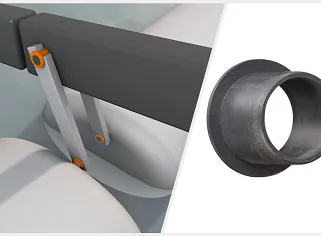 Attenuator detail, iglidur H370