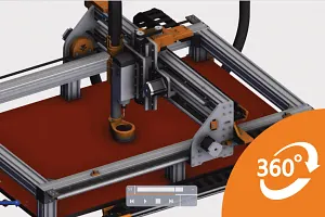 Interactive model DIY CNC milling machine