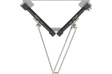 Two-axis delta robot | Workspace 400mm