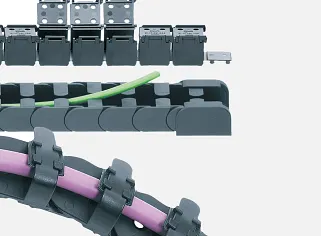 Cable guides for office and furniture