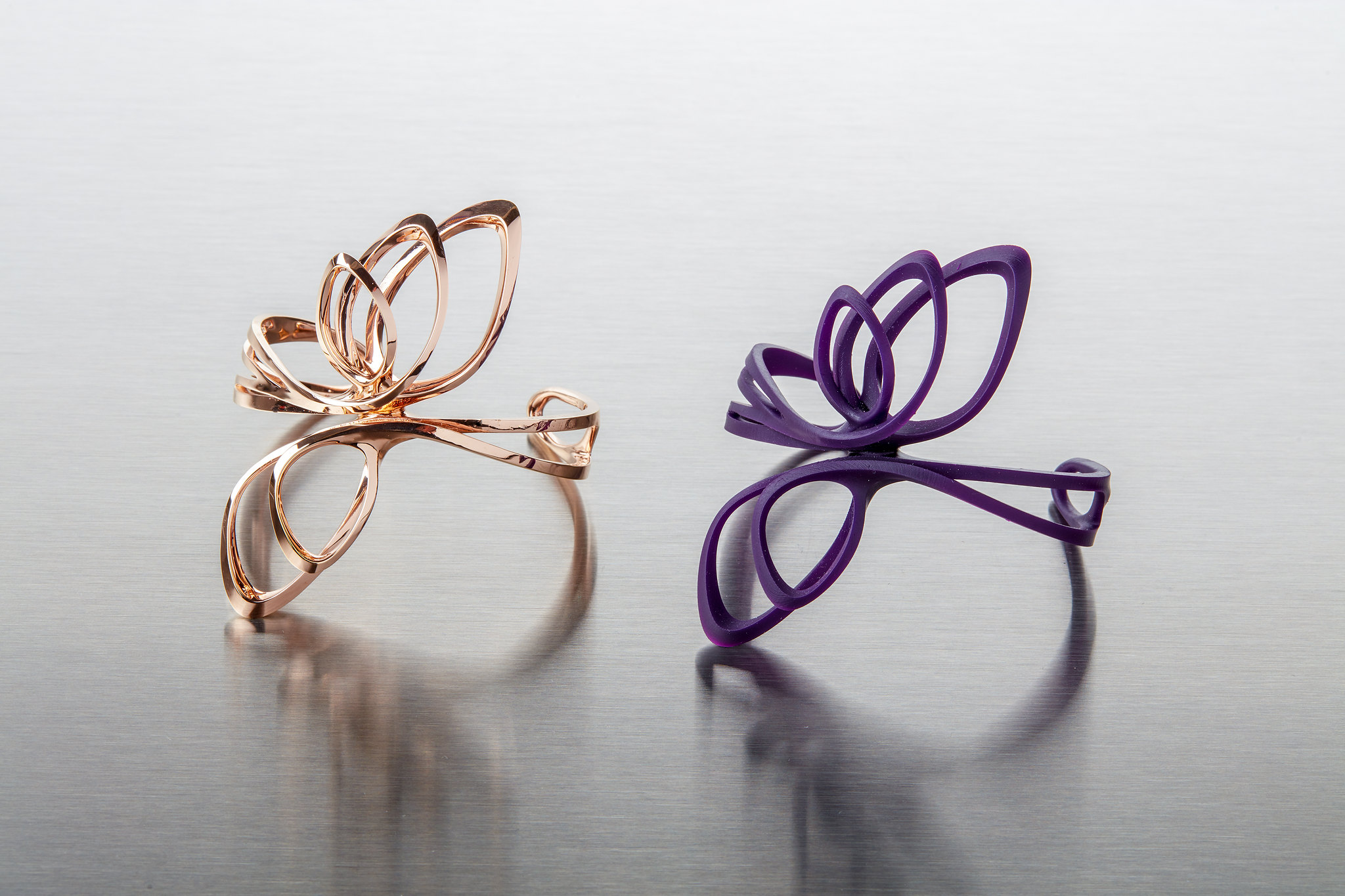 3D printed jewelry from a wax cast