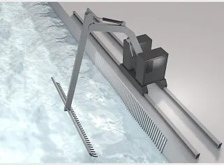 Screening plant/rake cleaner