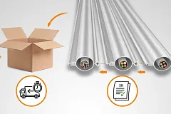 No minimum order quantity or surcharge for small quantities