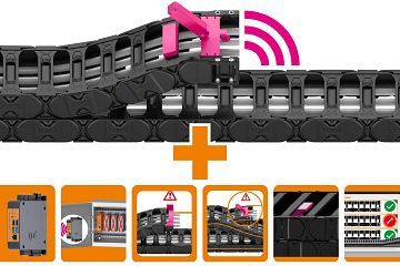 Turnkey solution for e-chain E4-28 | for inner width up to 300 mm | for chain length from 10 m to 30 m