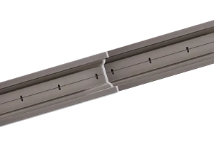butted linear rail
