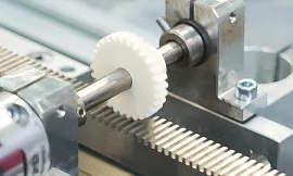 3D printed gear made of iglidur polymer in tribology test