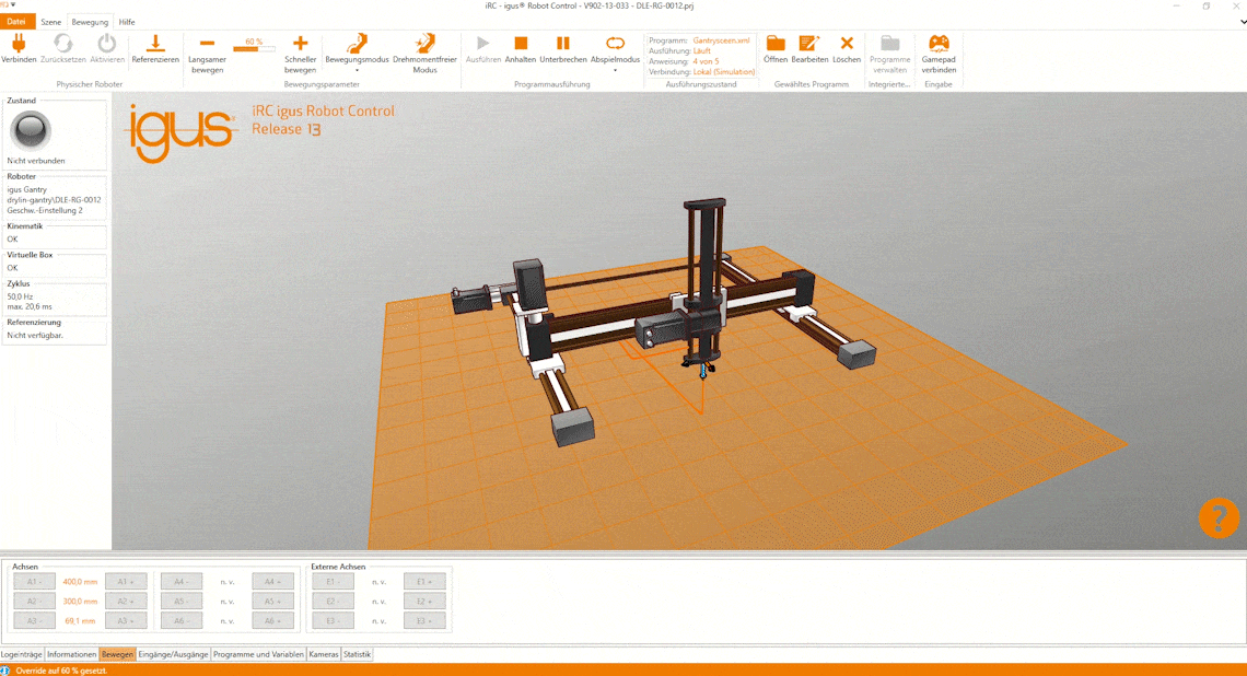 Gantry Robot Configurator