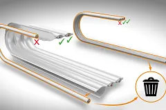 No waste in case of replacement, as the entire system does not need to be replaced