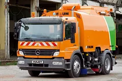 Road sweeper made by FAUN Viatec GmbH uses iglide® plain bearings