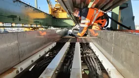 Installation of an e-chain system