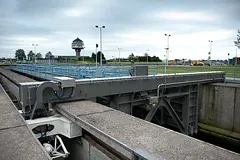 Lock in Krammersluis near Zeeland