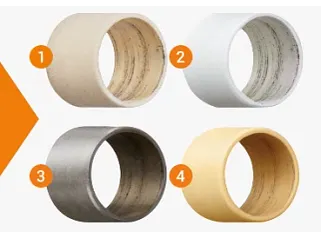 Wear-resistant polymer in swivelling heavy load wear test