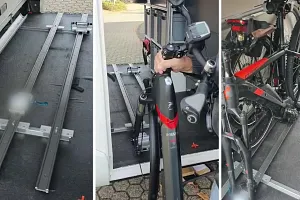 Bicycle stand for rear hold