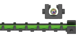 One-piece energy chain E1