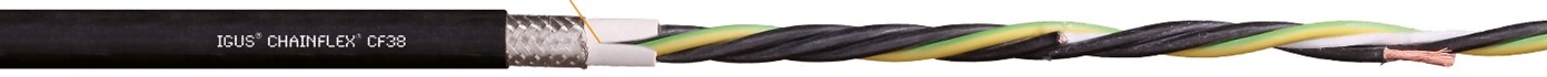 An igus low bend radii motor cable