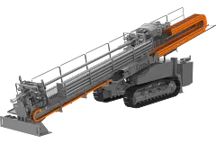 3D still construction machinery drilling rig