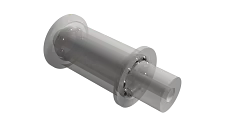 Tension roller for belt deflection