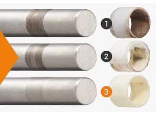 Abrasive wear in the test: coefficient of friction rotating