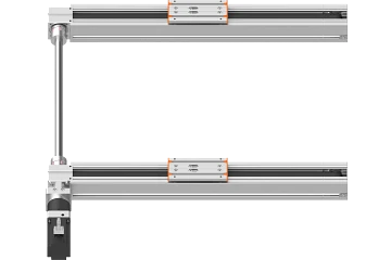 drylin DLE-DA-ZLX toothed belt double axis with stepper motor